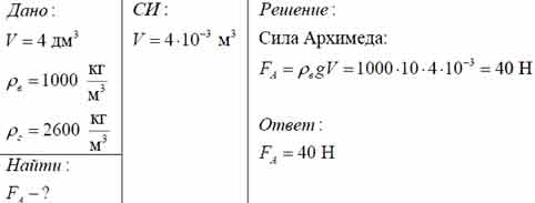 Объем 4 дм3