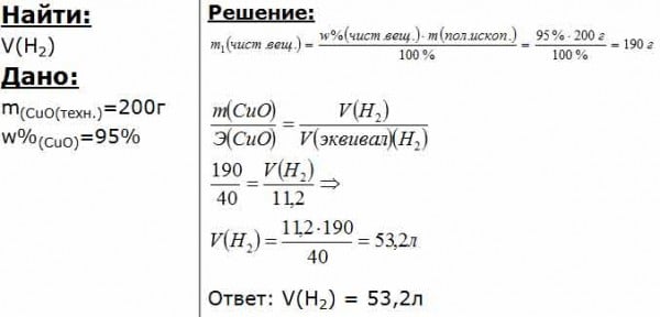 Образец технической меди содержит примесь оксида меди 1 определите массовую долю 150