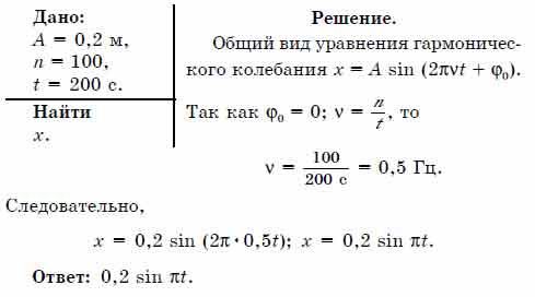 Напишите уравнение гармонических колебаний точки имеющей наибольшее отклонение 30 см от положения