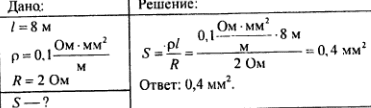 Медный тросик имеет длину 100 м и поперечное сечение 2 мм2 чему равно его сопротивление